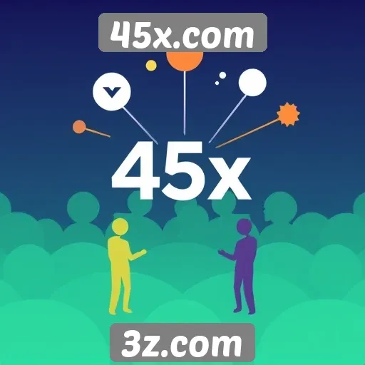 Comunidade e interatividade no 45x.com para usuários