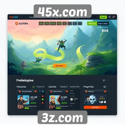 Análise da interface de usuário do 45x.com