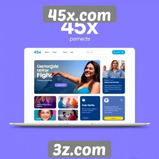 Interface do 45x.com promete melhor experiência do usuário